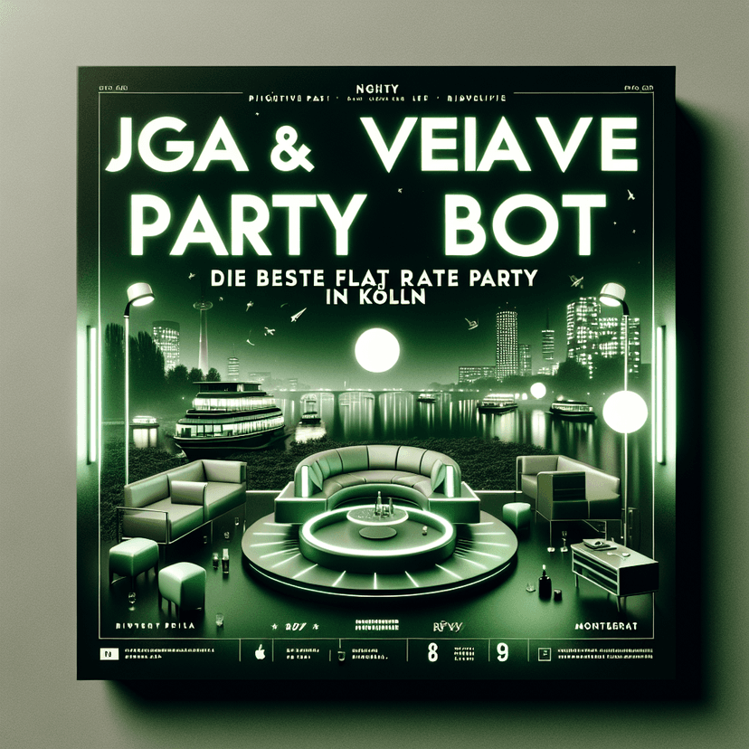 JGA & VEREINE PARTYBOOT DIE BESTE FLAT RATE PARTY IN KÖLN at [object Object] event poster