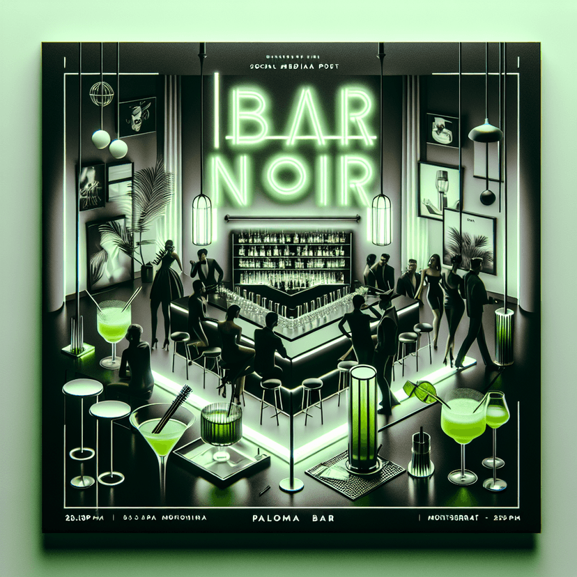 Bar Noir at [object Object] event poster