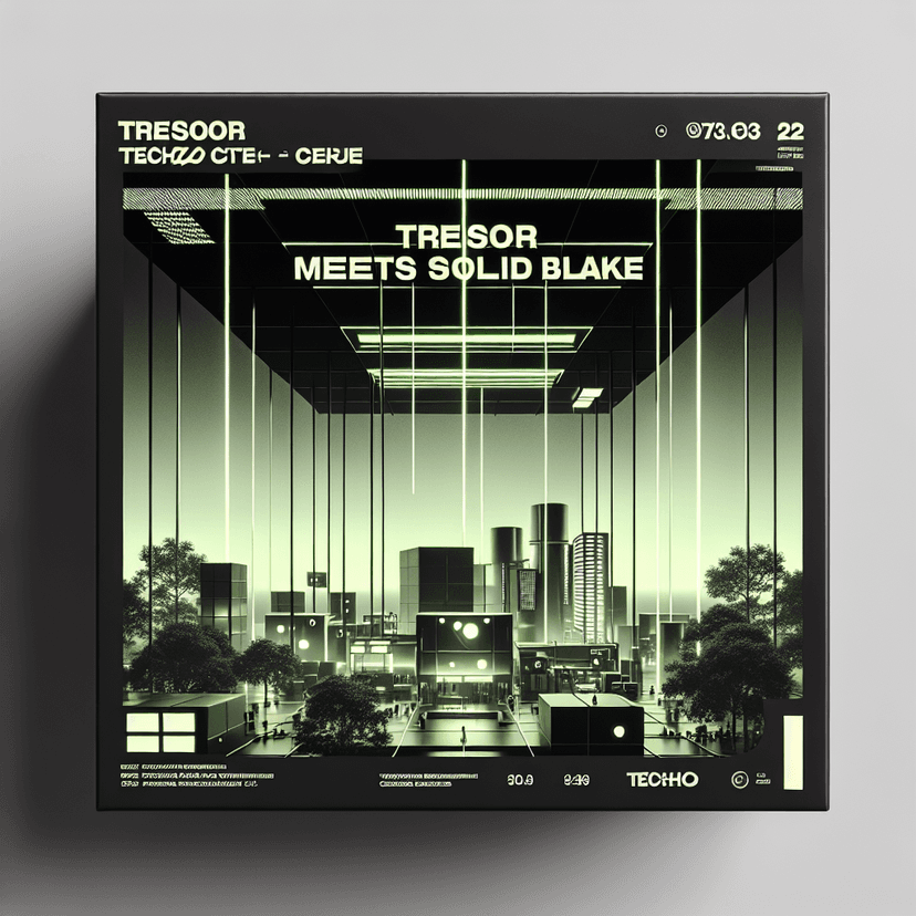 Tresor meets Solid Blake at [object Object] event poster