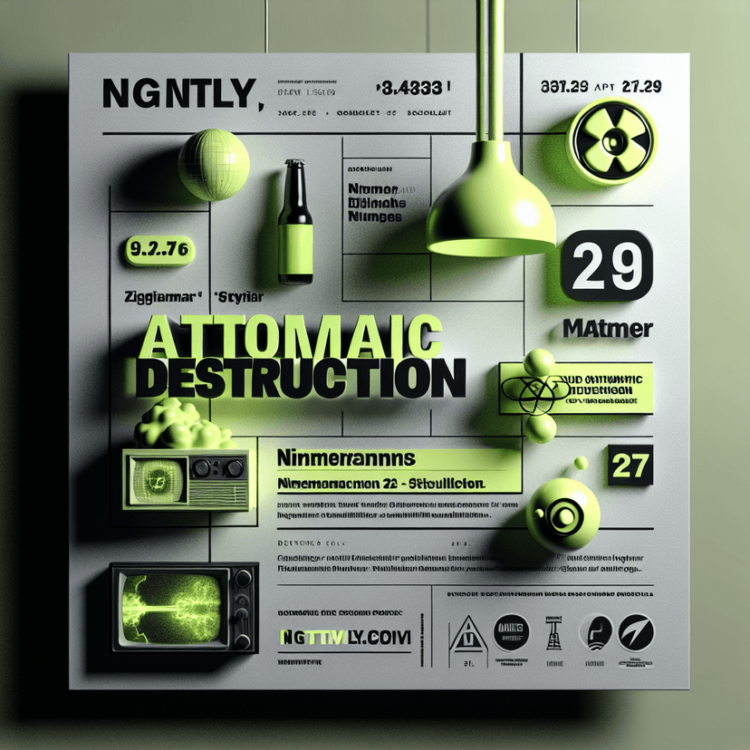 ATOMIC DESTRUCTION at [object Object] event poster