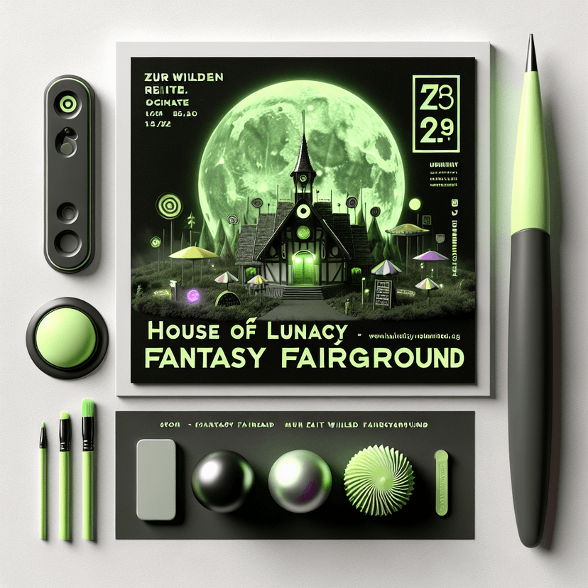 House of Lunacy – Fantasy Fairground at [object Object] event poster