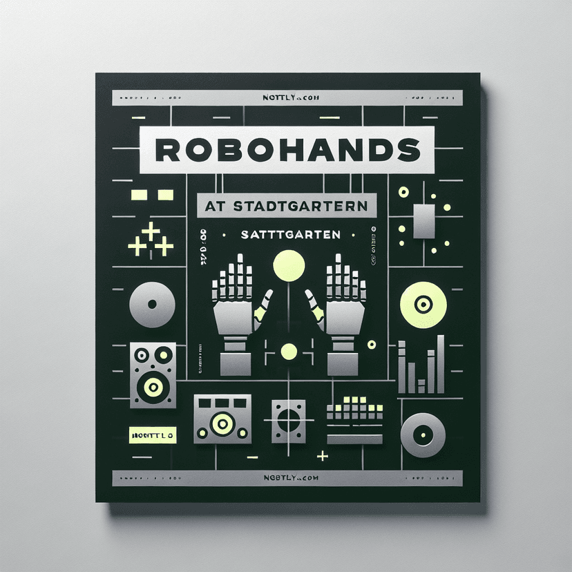 Robohands at [object Object] event poster