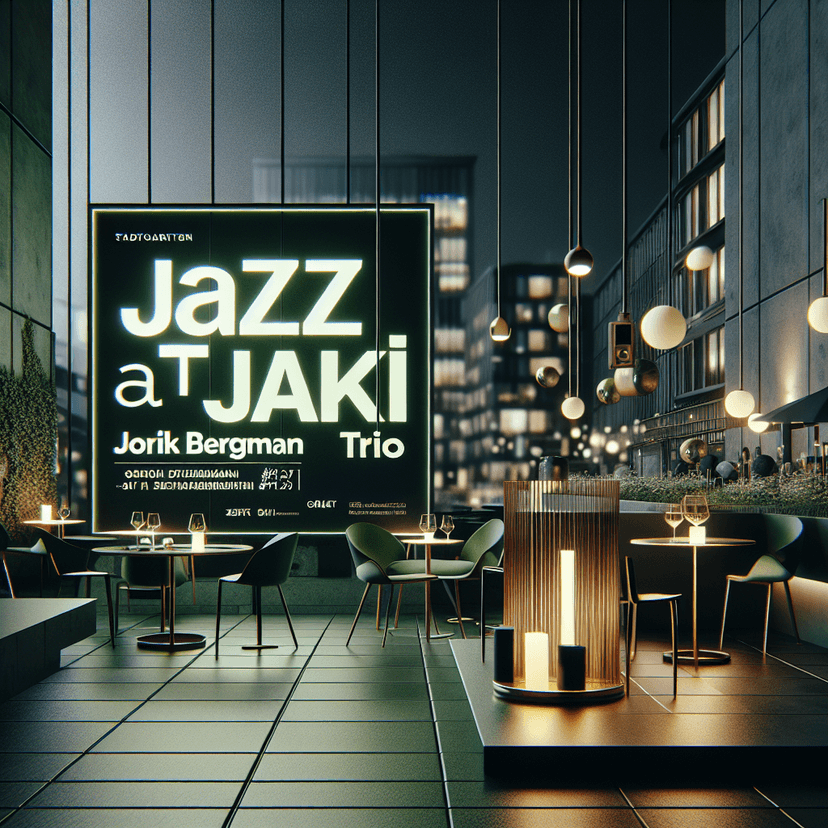 Jazz at JAKI: Jorik Bergman Trio at [object Object] event poster