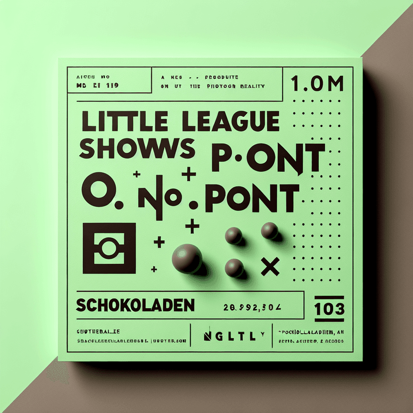 little league shows: O. + POINT.NO.POINT at [object Object] event poster