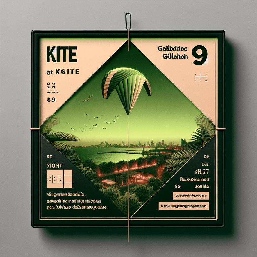 Kite at [object Object] event poster