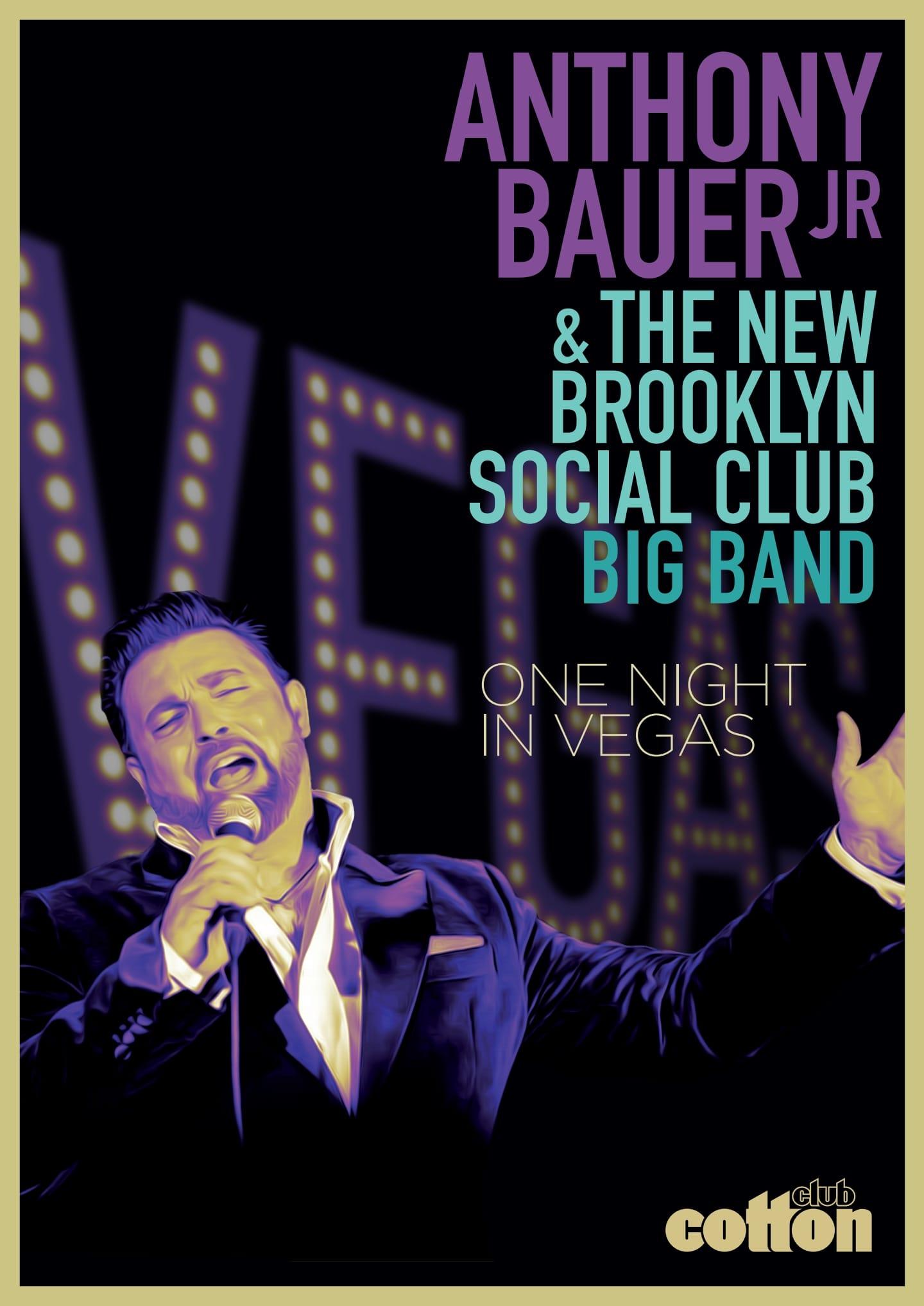 VEGAS IN HAMBURG starring Anthony Bauer Jr. at cotton club event poster