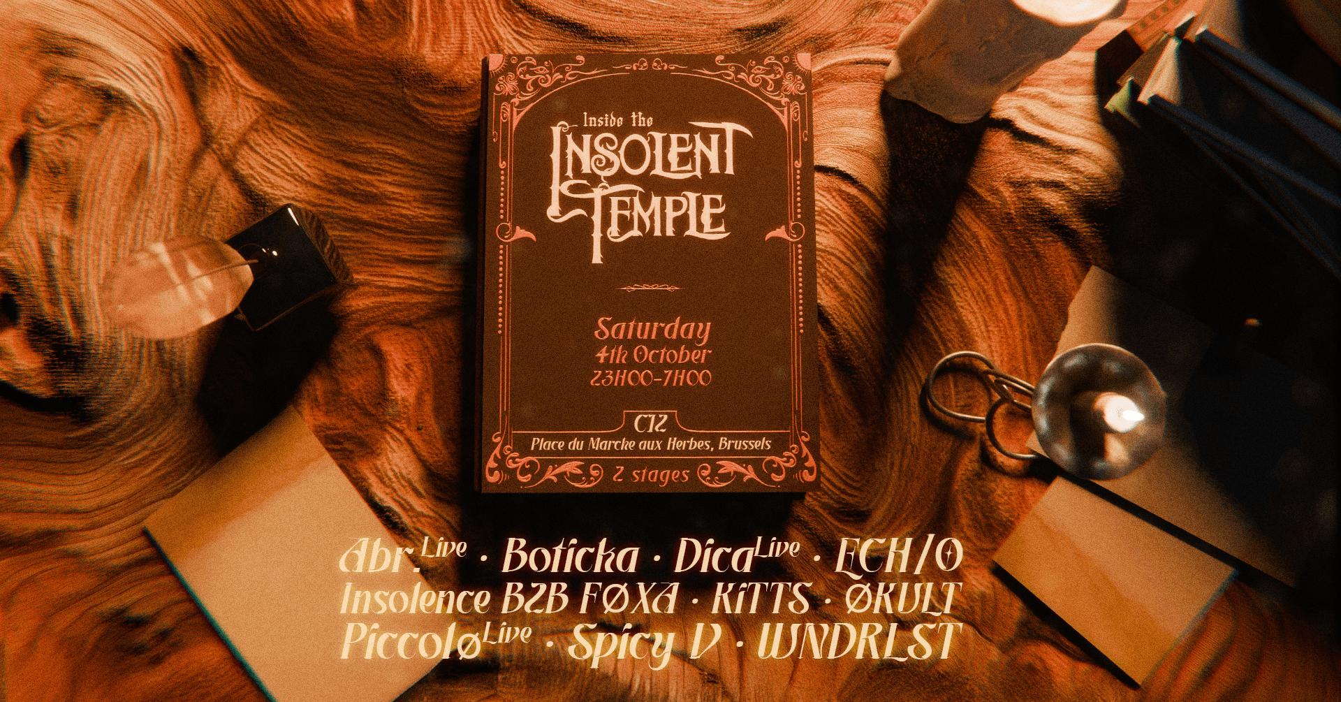 C12 X PORNCEPTUAL: Curses, Rakans, ttyfal at C12 event poster
